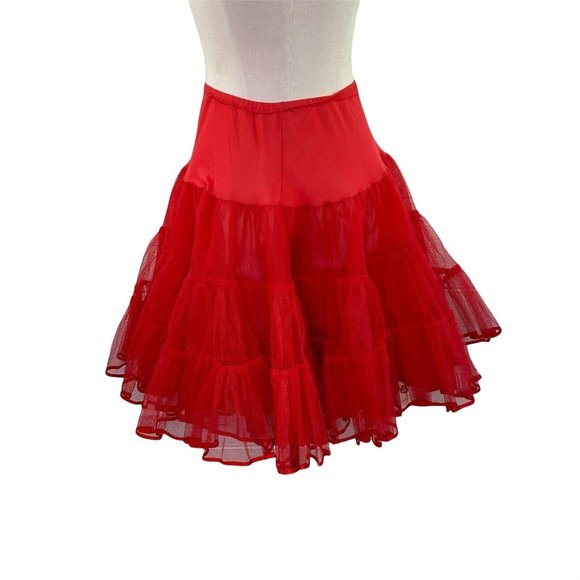 Malco Modes Dresses & Skirts - Vintage Malco Modes Red Square Dance Petticoat